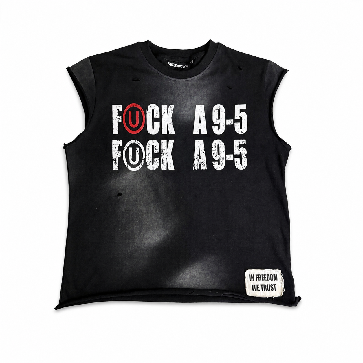 F*CK A 9-5 SLEEVELESS TEE