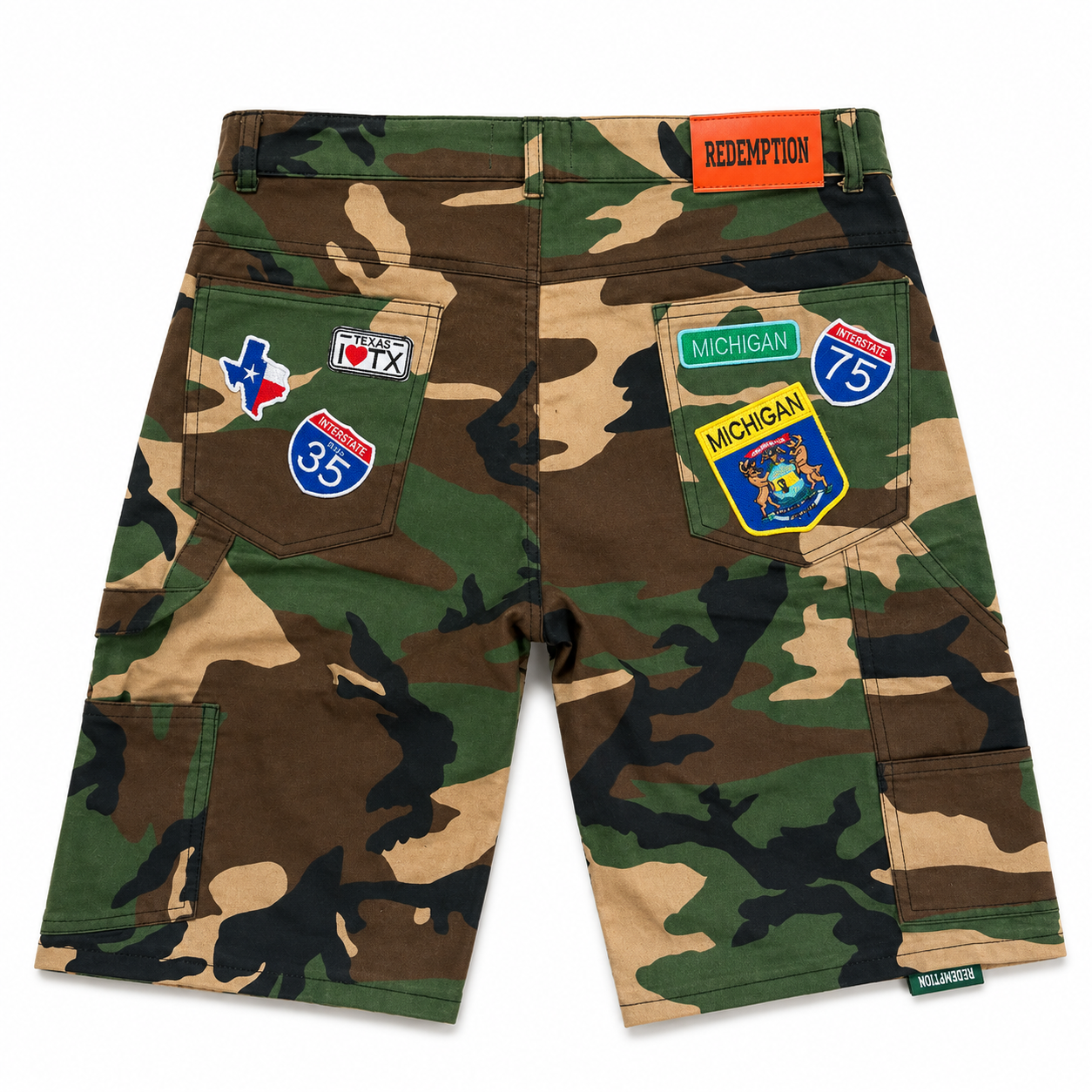 REDEMPTION CAMO SHORTS