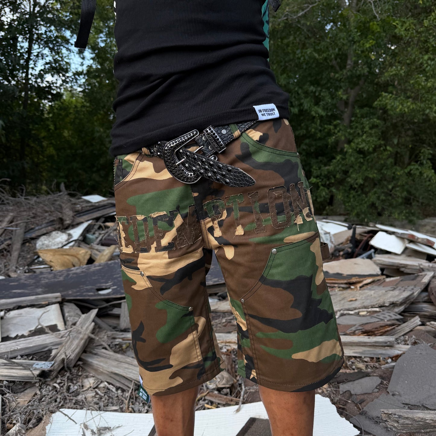 REDEMPTION CAMO SHORTS